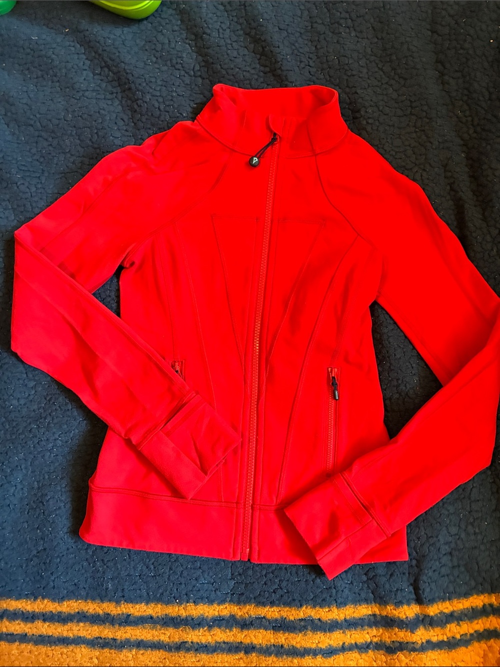 Ivivva Vibrant Red Zip-Up Athletic Jacket